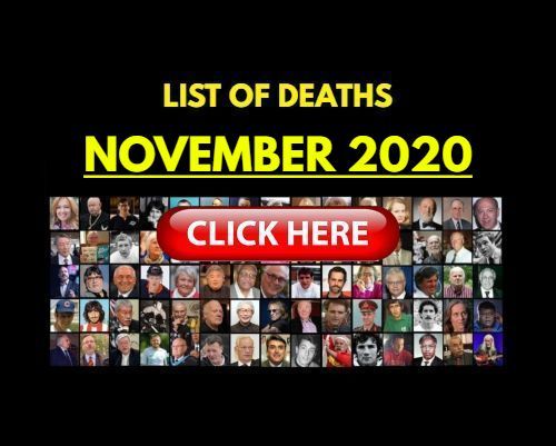 List of Deaths November 2020